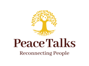 peace talks logo primary web (colour on rust)